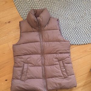 Women's Puffer Vest - Brown